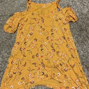Yellow Floral Top